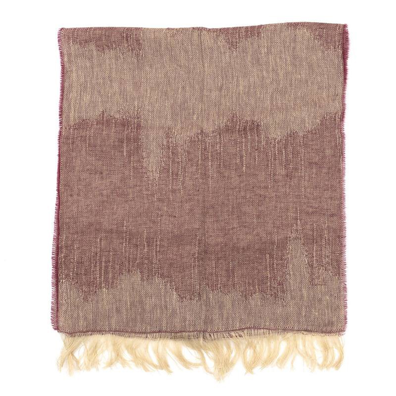 Foulard para mujer lisa en degradé color burdeos BUF-1408-BURGUNDY