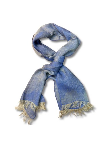 blue solid color men's scarf BUF-BERLIN-BLUE