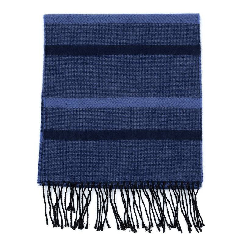 Foulard pour homme tissé bleu BUF-GIULIANO-AZUL