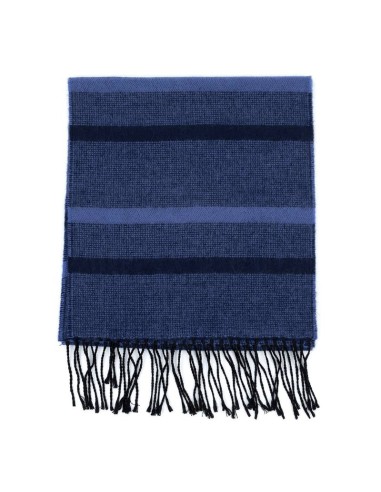 blue woven men's scarf BUF-GIULIOR-AZUL