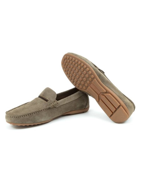 Mocassin suède beige SOCA-BEIGE