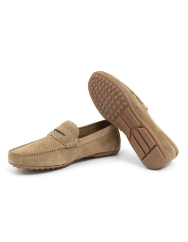 Light Brown suede moccasin