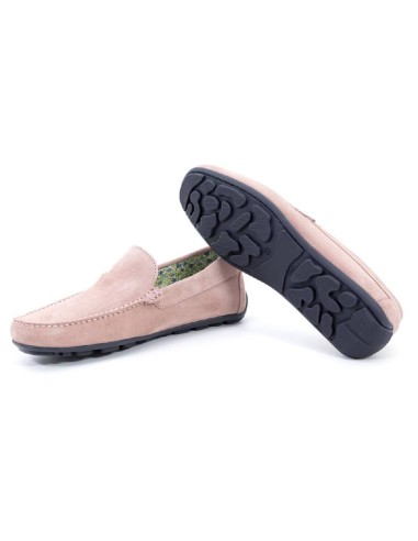 Mocassin suède rose SOPET-PINK