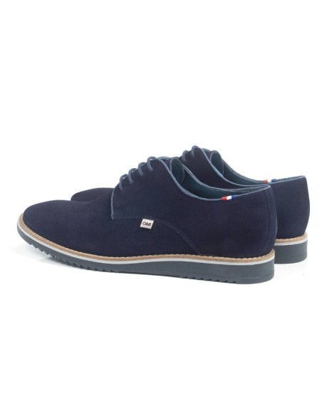 Derby suède bleu SUTEN-AZUL