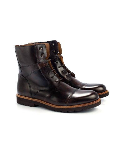 brown leather boots CAMALAN-CASTAGNA