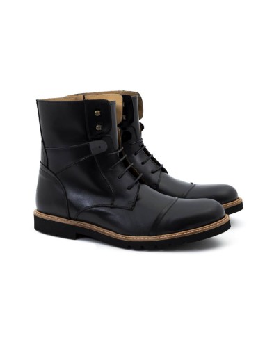 black leather boots CAMILO-NEGRO