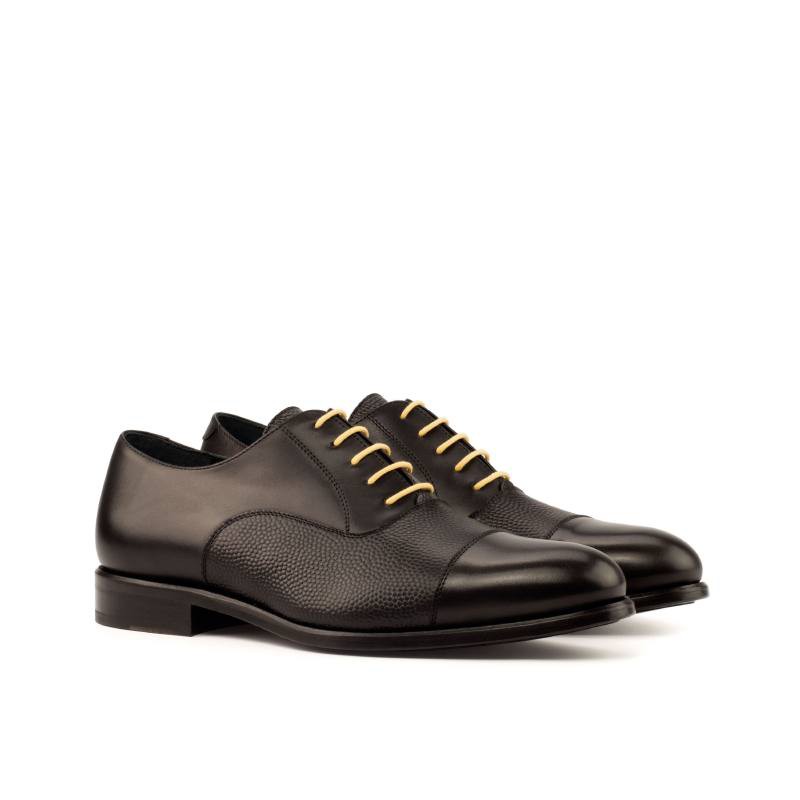 Oxford en cuir noir CANBOMAR-NEGRO