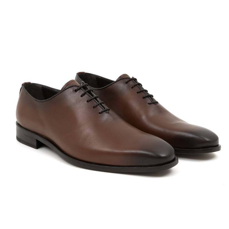 light brown leather oxford shoes CARPONIL-CASTAGNA