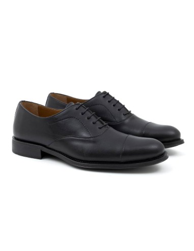 Oxford en cuir noir COMPIME-NEGRO