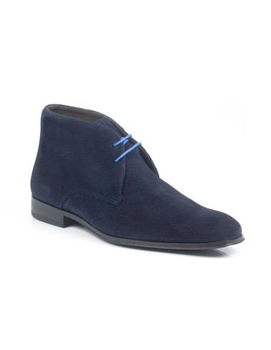 blue suede boots CR-22015-MARINO