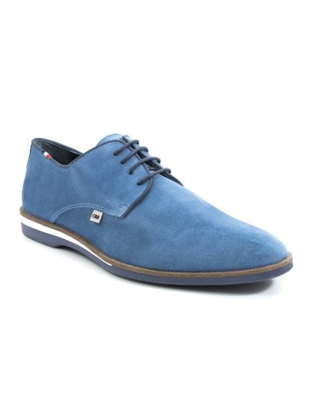 Casual derby suède bleu SAMUKA-TABARCA