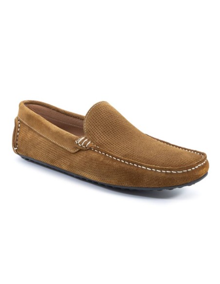 Light Brown suede moccasin