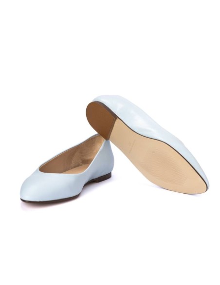 chaussures habillées femme cuir verni gris W-ANNA-BLUE