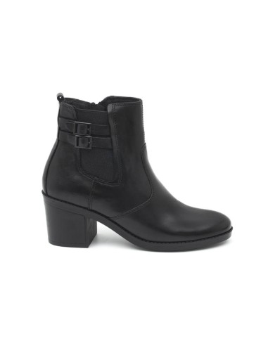 bottines femme de peau le noir W-NABILA-NEGRO