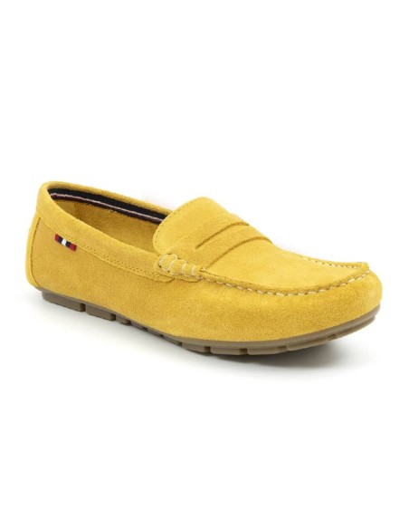 femmes mocassins suède venu W-SELLY-YELLOW