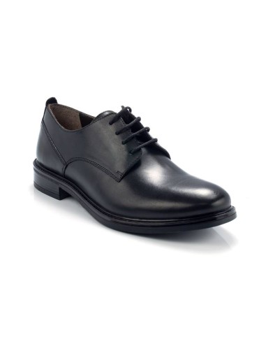 Derby en cuir noir CR-22174-NEGRO