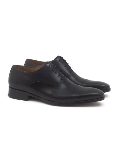 black leather oxford shoes VAMAGE-BLACK