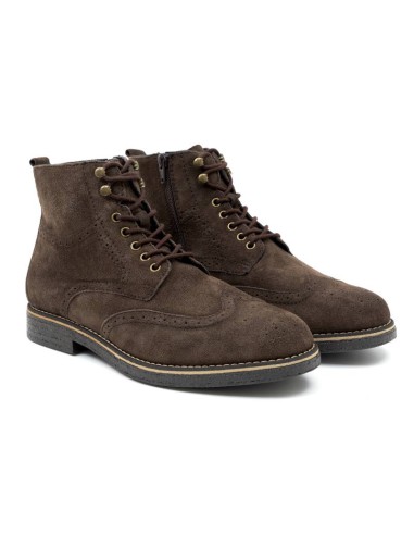 brown suede boots SEGOMEN-BROWN