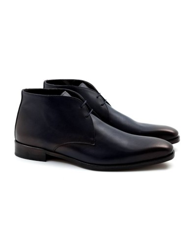 black leather boots PAULO-NEGRO