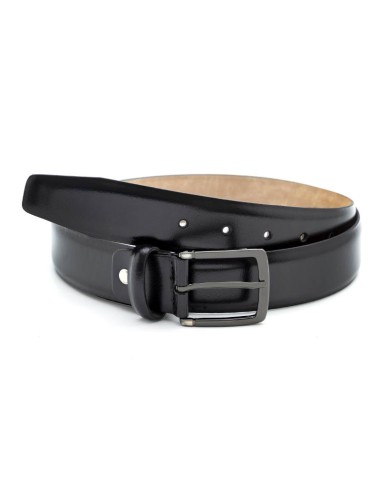 black leather belt B-VEVEMAN-NEGRO