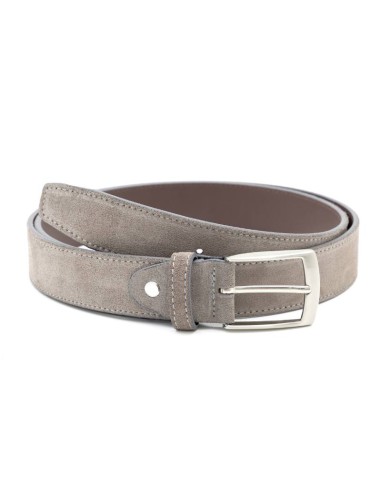 Ceinture suède gris B-SAKMEN-GRIS