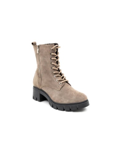 Beige suede Women's high boots