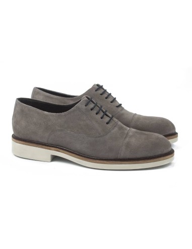 grey suede oxford shoes CR-22233-GRIS