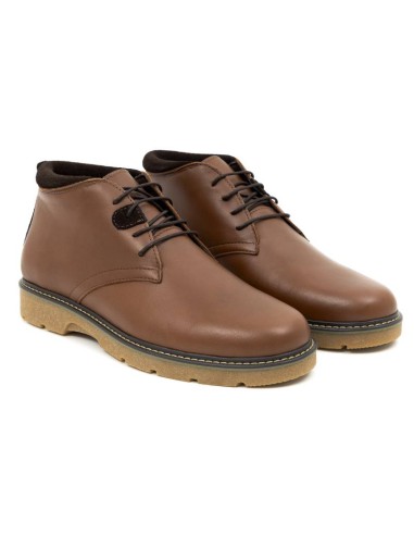 light brown leather boots PAULOMENS-CUERO