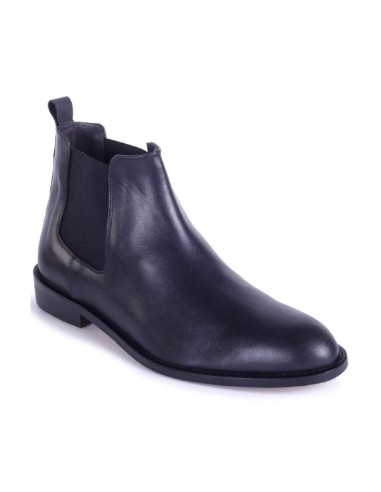 bottines chelsea en cuir noir ULMOR-BLACK