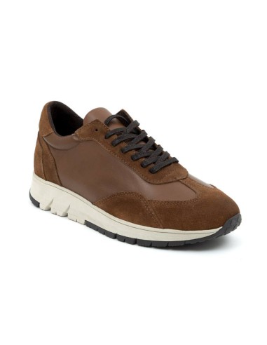 light brown leather sport shoes NEKMOR-CUERO