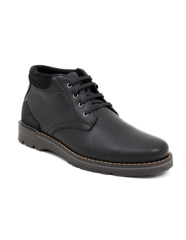 black leather boots NITROMENS-BLACK