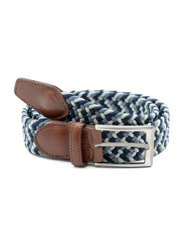 green braided belt B-TRAZOR-VERDE