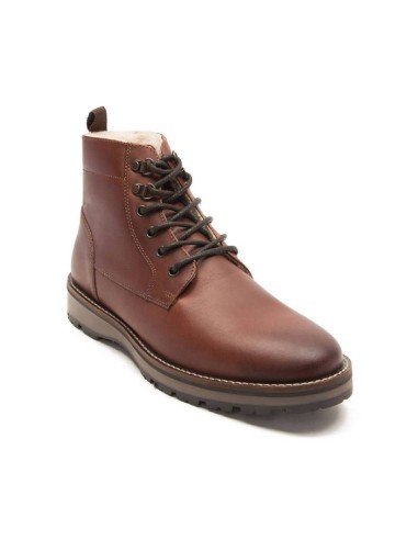 brown leather boots TRUMAN-TABACO