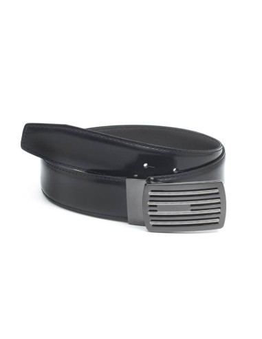 black leather belt B-FIORMENS-NEGRO