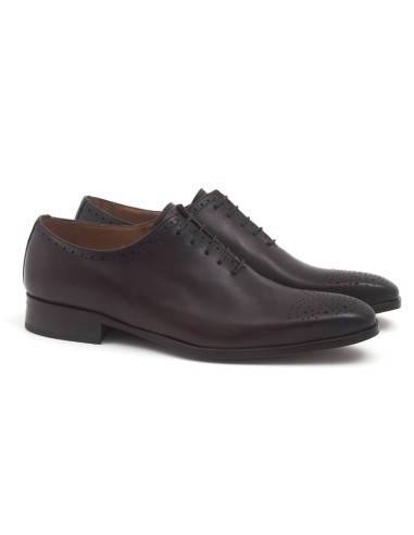 Oxford en cuir marron LIMENS-MARRON