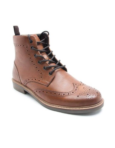 bottines chelsea en cuir marron TROKOR-BROWN