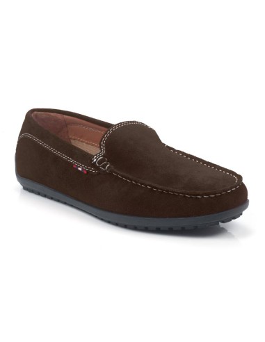 Mocassin suède marron CR-23072-BROWN