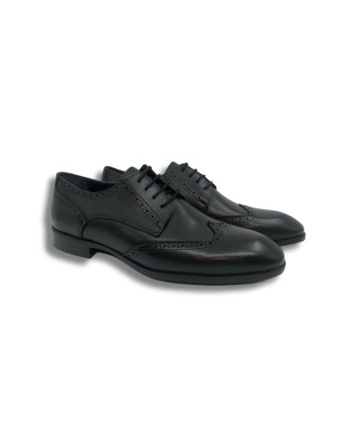 Derby en cuir noir NIVOMEN-NEGRO