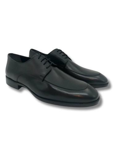 black leather derby shoes NACAREM-NEGRO