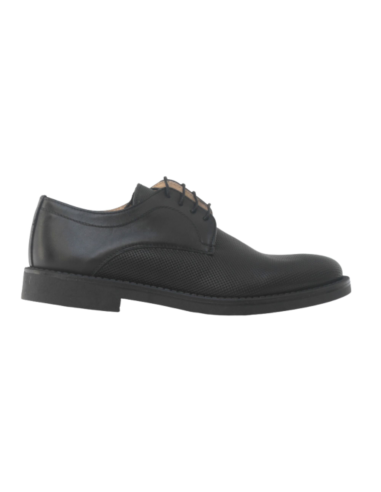 Derby en cuir noir BECTORMEN-NEGRO