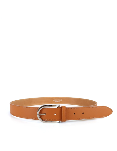 light brown leather women's belt WB-ITARA-CUERO