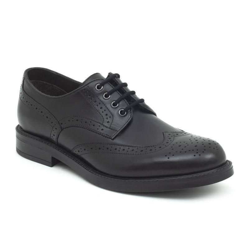 Derby en cuir noir CR-23178-NEGRO