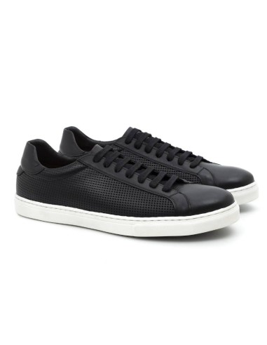 baskets en cuir noir LUMAGOR-NEGRO