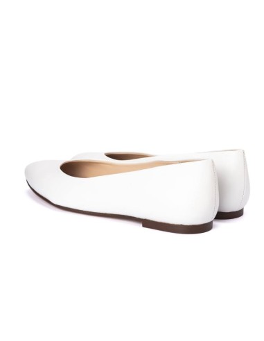 chaussures habillées femme de peau blanc W-ANNA-WHITE
