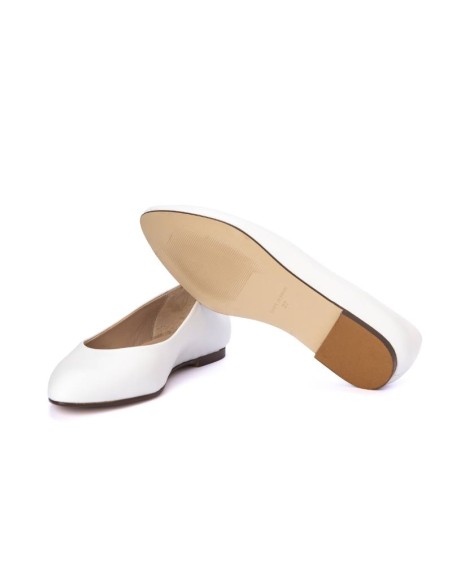 chaussures habillées femme de peau blanc W-ANETA-WHITE