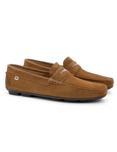 light brown leather moccasin NOYMEN-CUERO