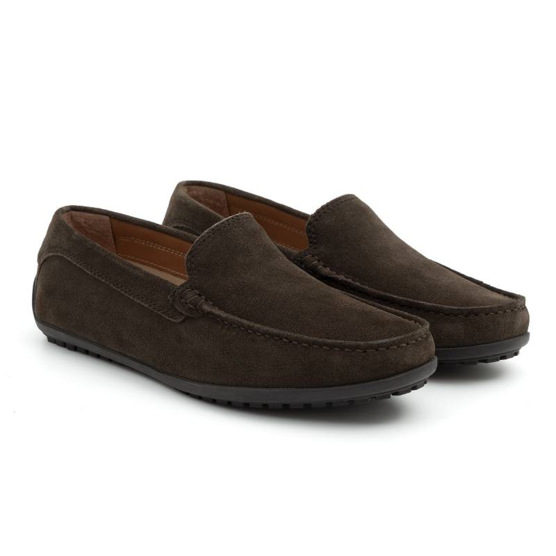 brown suede moccasin CR-24029-BROWN