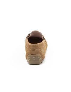 Light Brown suede women's moccasins 2