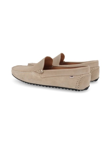Mocassin suède beige SIDOR-CORDA