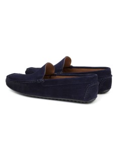Mocassin suède bleu SELAMI-NAVY 2